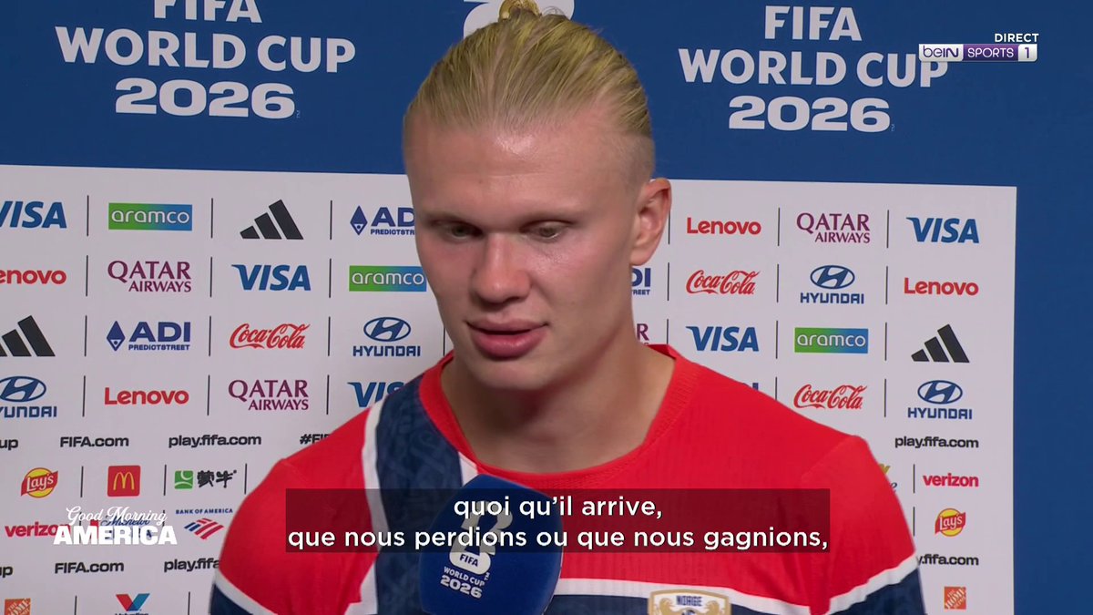 🚨 Erling Haaland 🇳🇴 : « JE N’AURAIS JAMAIS IMAGINÉ UNE CHOSE PAREILLE, ET POURTANT C’EST ARRIVÉ. 🤩 J’ai du mal à trouver les mots parce que C’EST VRAIMENT IRRÉEL. » 🥹 🎥 beIN SPORTS