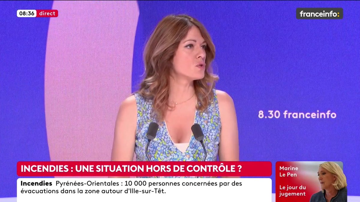 On a 12 Canadair pour 20 incendies simultanés mais Maud Bregeon trouve qu’ils gèrent super bien Si on l’écoute, il n’y a aucun problème dans ce pays, on n’a même pas besoin de gouvernement