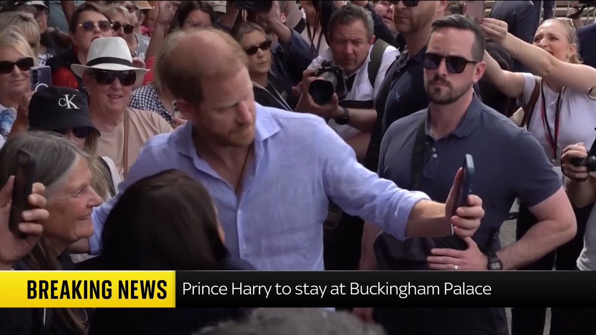 BREAKING: Prince Harry has accepted an offer to stay at Buckingham Palace during his visit to the UK this week. Read more: