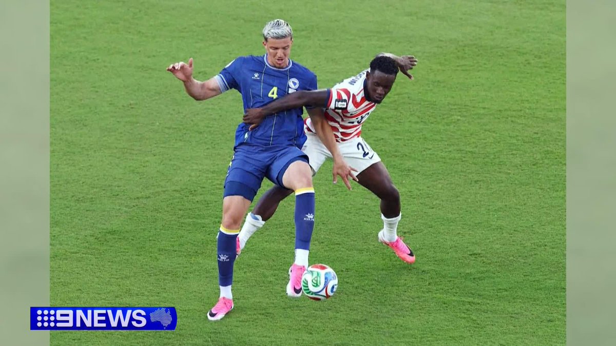 Drama is unfolding off the pitch at the World Cup, after a star player for Team USA had a one match ban suspended at the request of Donald Trump. Edward Godfrey #9News