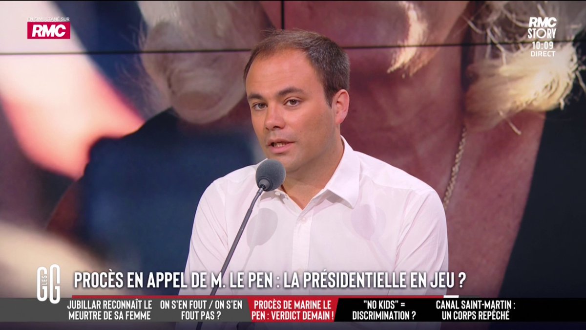 🧑‍⚖️ "Les faits reprochés à Marine Le Pen ne devraient pas l'empêcher d'être candidate." 🗣️ Charles Consigny : "Je pense qu'il faut laisser le peuple décider de qui est éligible ou non. Le peuple est souverain. Les juges jugent au nom du peuple." #GGRMC