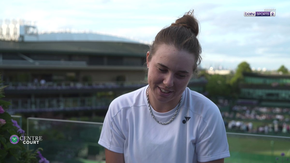 [📺 LIVE] 🏆 #Wimbledon 🎙️ Linda Nosková : "Keys est quelqu'un que j'admire à bien des égards"