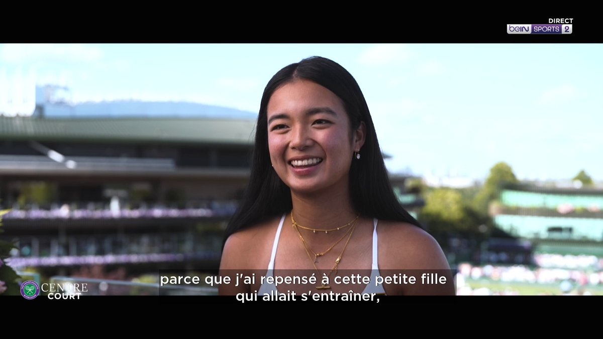 [📺 LIVE] 🏆 #Wimbledon 🎙️ Alexandra Eala, la belle histoire de Wimbledon !
