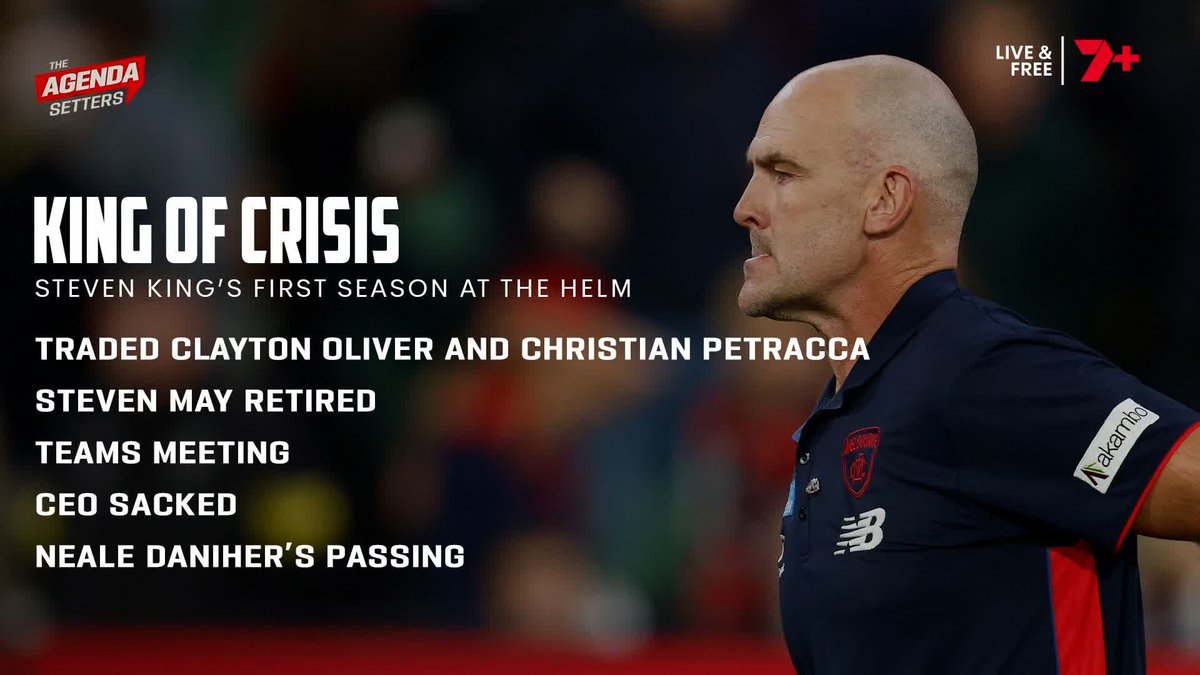 "He (Steven King) has barely put a foot wrong... If they stay in the top six, surely he is a strong candidate for Coach of the Year." 🗣️ Caro's Call on Steven King's impressive first year as Melbourne coach