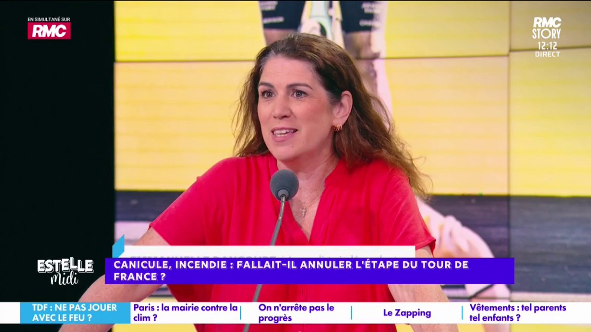 🚴 Tour de France : fallait-il annuler l'étape du jour ? 🎙️ Emmanuelle DANCOURT : "Le Tour de France pédale dans le déni ! On a des forêts qui brûlent, des villages qui suffoquent, des maires qui pleurent et le Tour avance, imperturbable... La tradition plutôt que l'adaptation..."