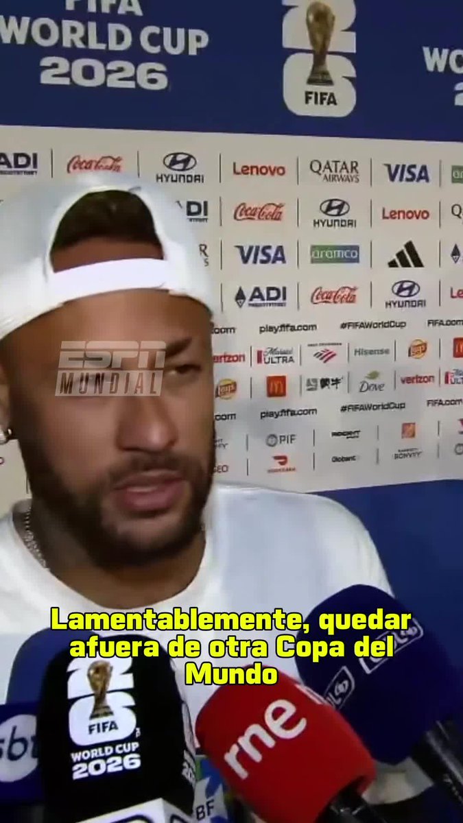 🇧🇷 | MUNDIAL 2026: NEYMAR: "SENTIMIENTO DE TRISTEZA. LAMENTABLEMENTE QUEDAR AFUERA DE OTRA COPA DEL MUNDO".