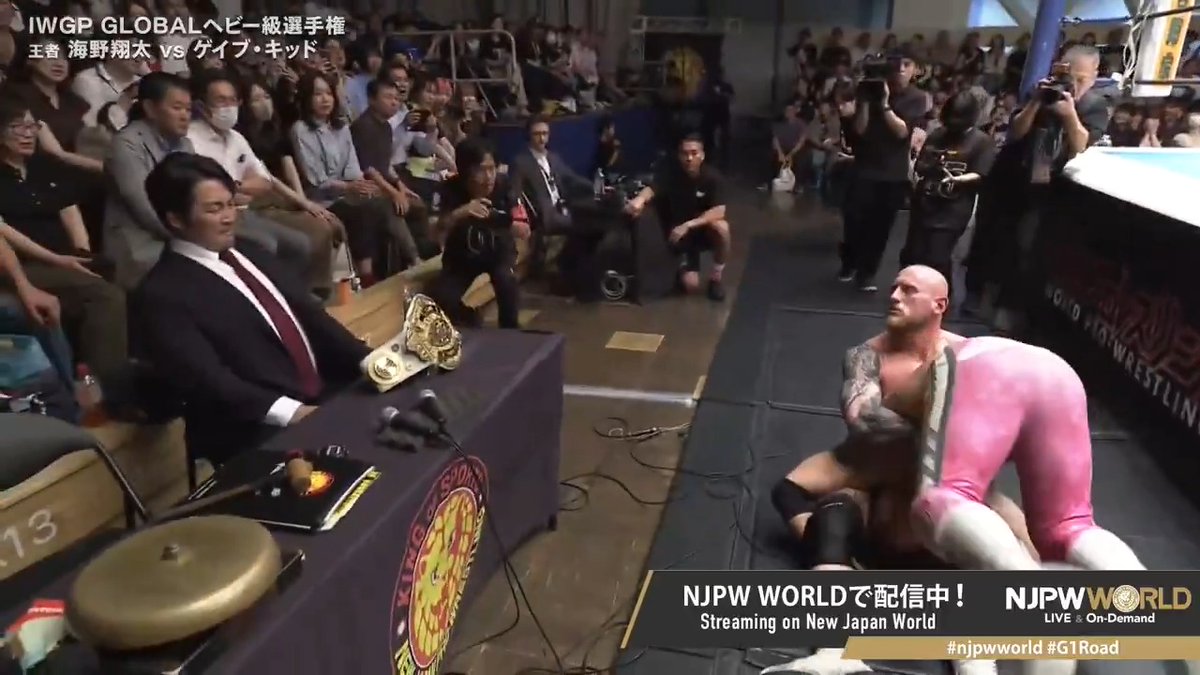 .GABE KIDD "Piledriver" From the profile URL #njpwworld #G1Road