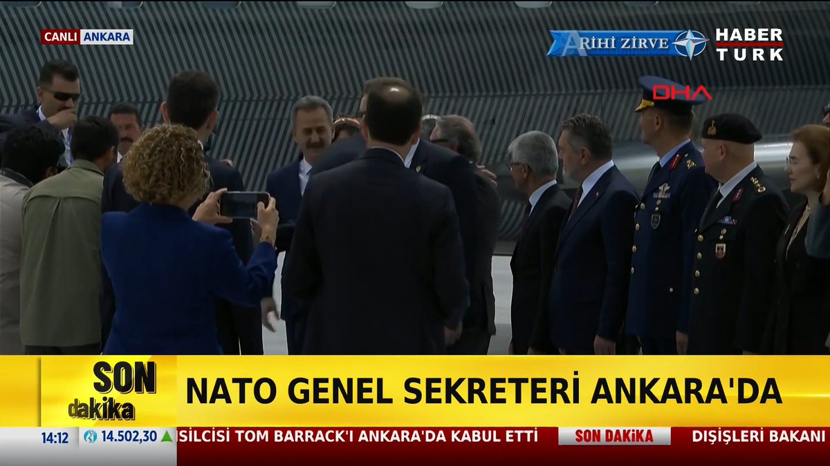SONDAKİKA NATO Genel Sekreteri Mark Rutte Ankara'ya geldi.