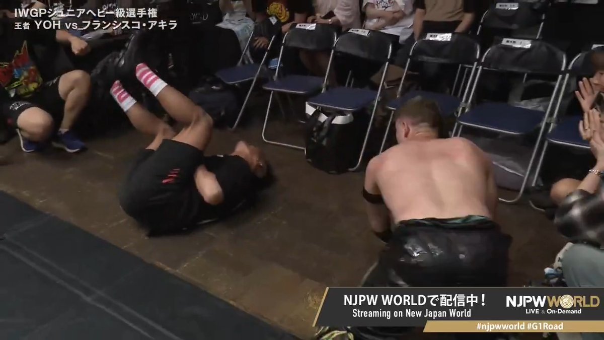 .松本 達哉 Tatsuya Matsumoto poor...😅 From the profile URL #njpwworld #G1Road
