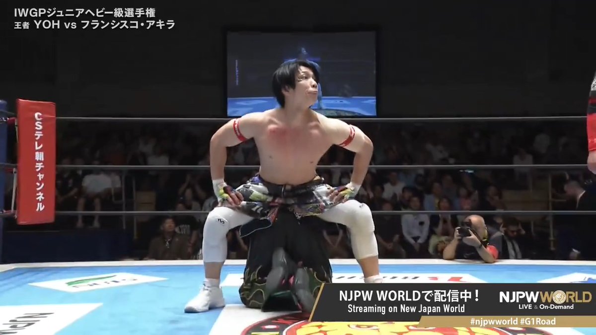 YOH "Paradise Lock → Throne" From the profile URL #njpwworld #G1Road