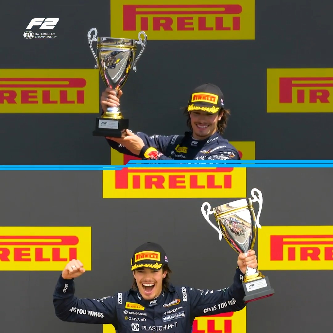 Three Formula 2 wins in a row, and the championship lead 🔝🏆 A weekend to remember for Nikola Tsolov 🇧🇬 #F2 || #BritishGP 🇬🇧