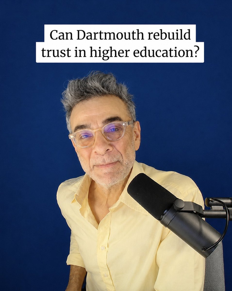 Public trust in higher education has been falling for years. What can universities do to rebuild it before it’s too late? Stephen Dubner sits down with Dartmouth 🌲 president Sian Beilock to talk about leadership, open dialogue, and what universities owe their students.