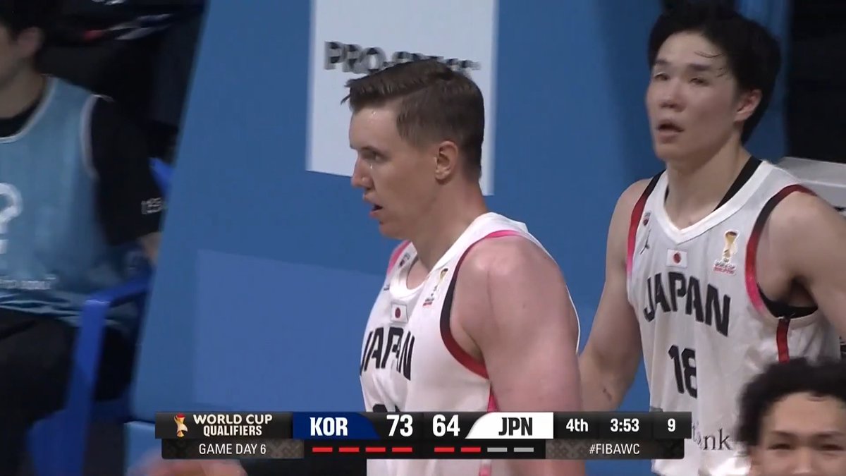 チームを支える不動の大黒柱がゲームハイ30点！！ #24 ジョシュ・ホーキンソン（PF・C｜208cm） 30 PTS｜12 REB Josh Hawkinson 🏆FIBAバスケットボールワールドカップ2027 アジア地区予選 Window3 🆚韓国 📡ABEMA/DAZN/TVerで見逃し配信 #AkatsukiJapan #日本一丸 #FIBAWC #StepItUp