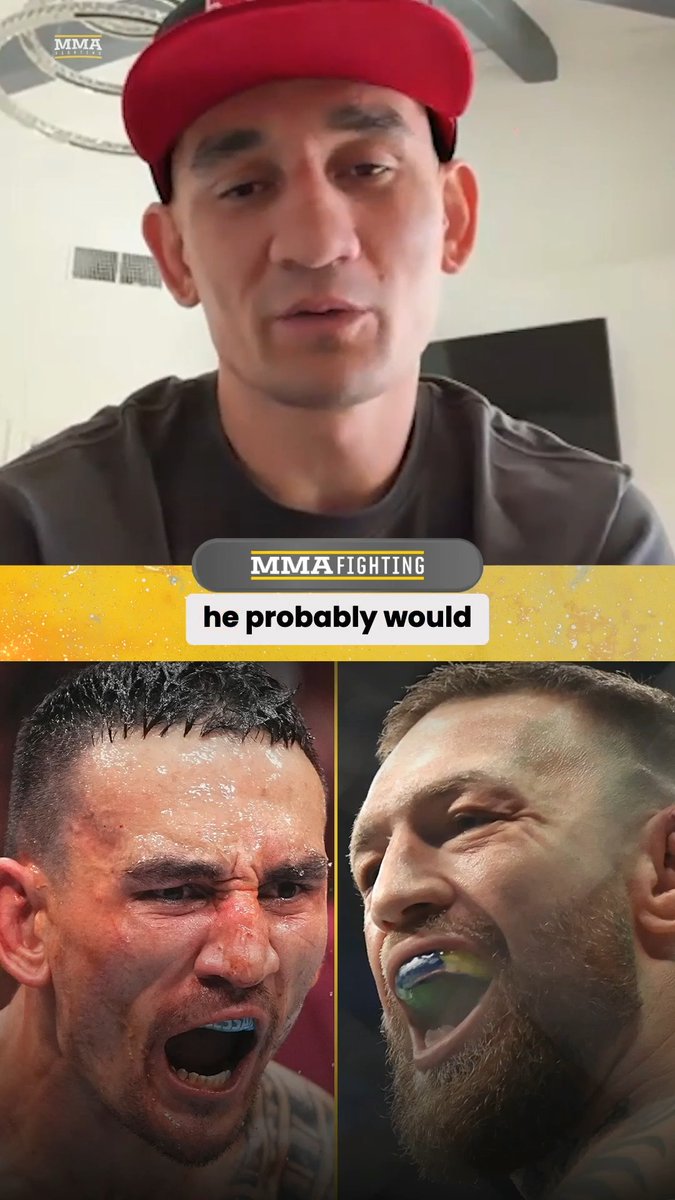 Max Holloway absolutely believes Conor McGregor would accept a "point-down" slugfest at #UFC329: "My heart is telling me that he probably would do it. He’s back. His fans are there. People screaming for him. I think he might just push himself to go do it." (🎥 Damon Martin)