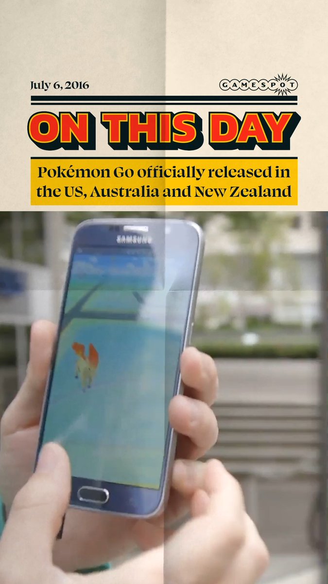 A summer of world peace when Pokémon Go released on this day, 10 years ago 🌍