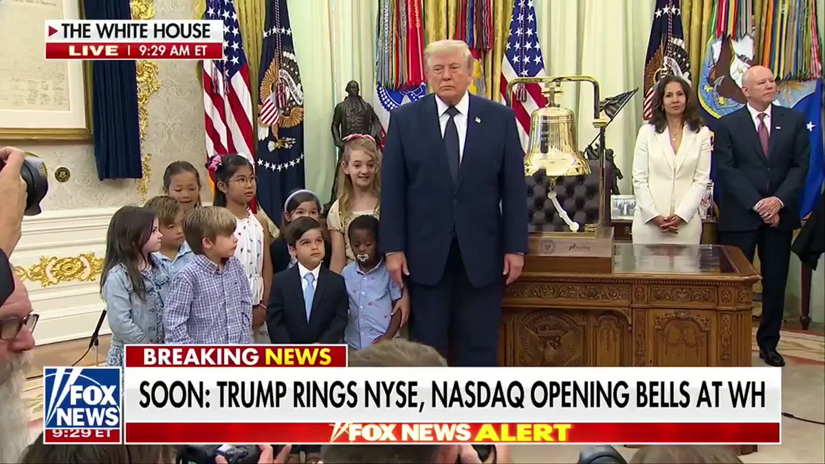 "The American dream belongs to every child and today we are equipping the next generation with the right to claim their rightful share of it." Treasury Secretary Scott Bessent touts the launch of Trump Accounts, designed to give the next generation a financial stake in America's future. He says 6 million children have already signed up, with 86% coming from families earning less than $200,000, and 1.4 million accounts will receive a $1,000 seed contribution from the U.S. Treasury.