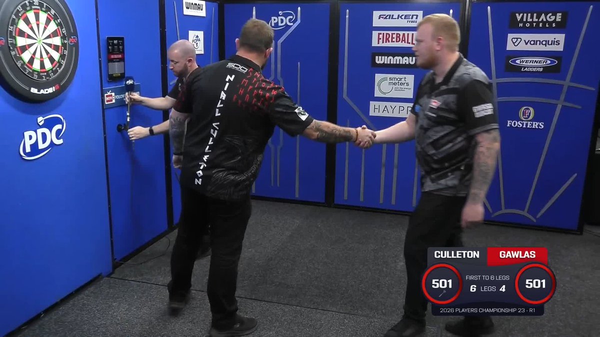 CULLETON SCRAPES THROUGH! Niall Culleton is the last player through to round two on Streaming Board One of #PC23, as he beats Adam Gawlas 6-4! 📺 #PC23