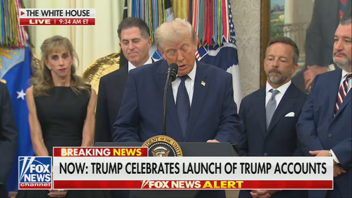 Trump tells his supporters to "go out and buy a Dell computer" (Trump has purchased up to $5.2 million in Dell stock this year)