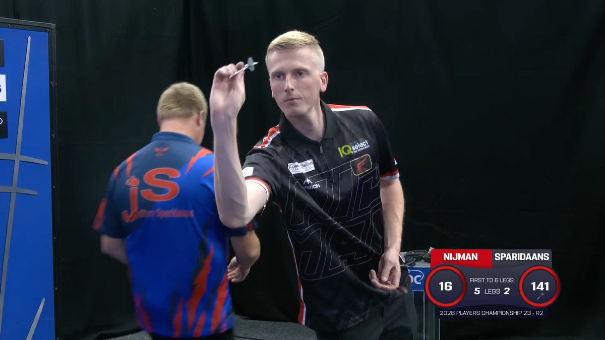 WONDERFUL WESSEL NIJMAN! Wessel Nijman wraps up a comprehensive 6-2 victory over Jeffrey Sparidaans with a majestic 10-darter! 📺 #PC23
