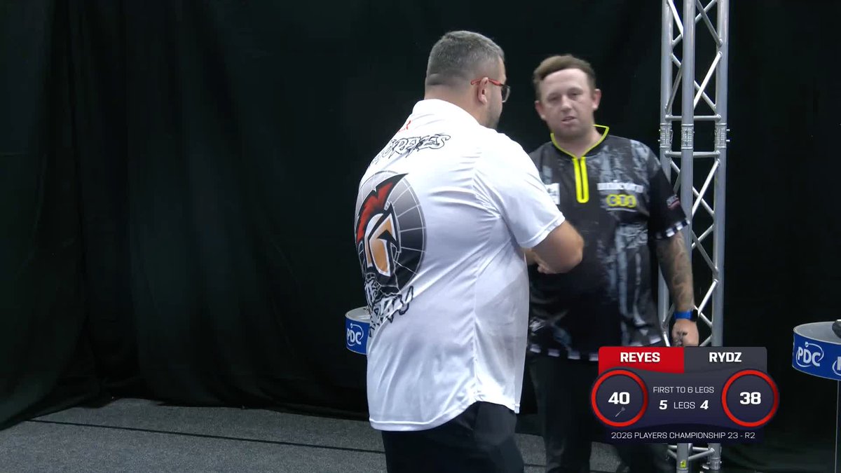 REYES KO'S THE RIOT! Cristo Reyes trumps Callan Rydz 6-4 thanks to superior scoring to reach round three at PC23! 📺 #PC23