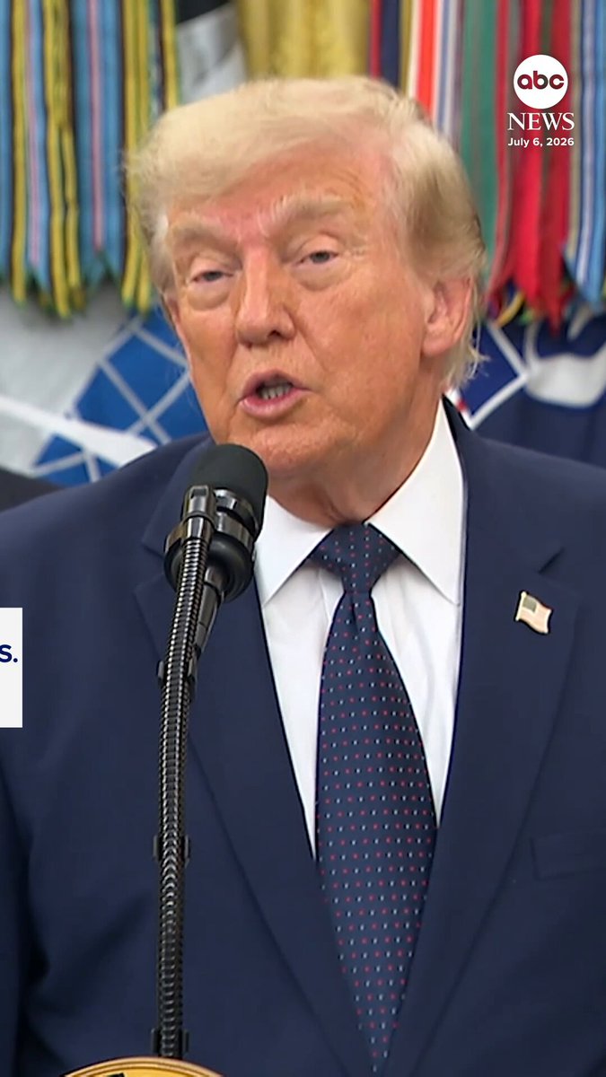 President Trump praised FIFA's decision to put U.S. men's national team striker Folarin Balogun's one-game suspension for a red card on hold and allow him to play against Belgium in the Round of 16.