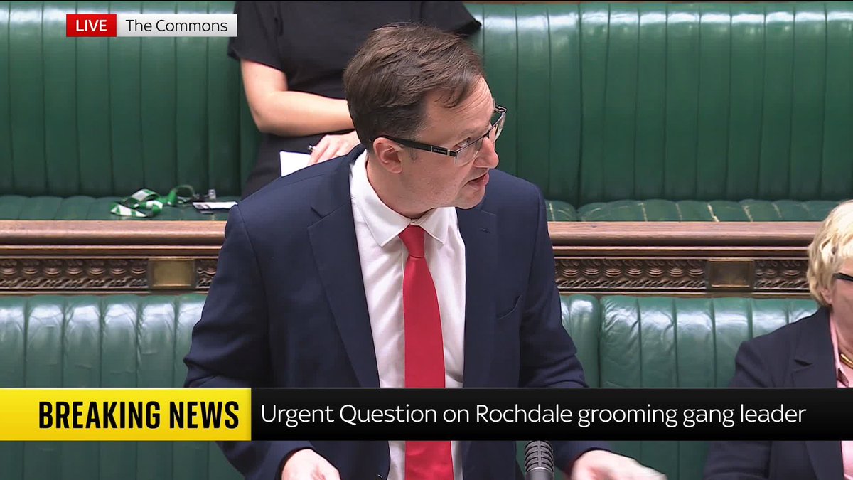 Home Office minister Alex Norris says it is "unacceptable" that grooming gang leader Shabir Ahmed is not currently able to be deported. He describes Ahmed's crimes as "heinous", adding that all options are being explored to remove him from the UK. Live: