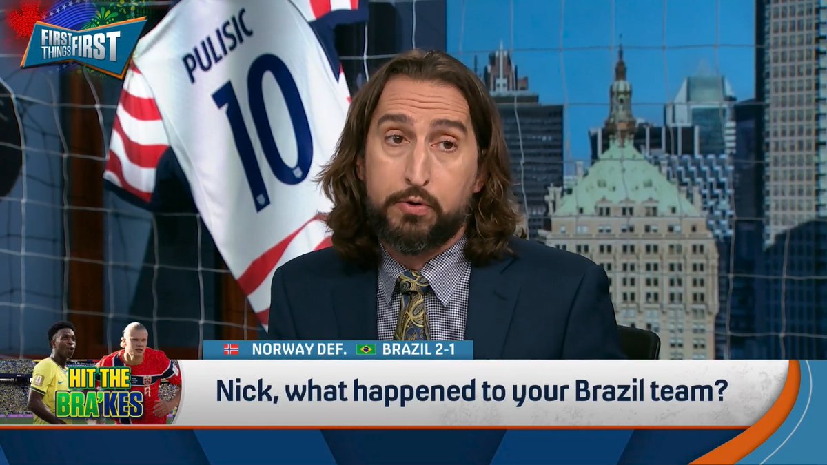 .nick wright is issuing an apology following Brazil's loss: “Everything this person said was correct and I attacked them… Darren Fletcher, I owe him an apology... Everything that the naysayers said about Brazil turned out to be correct.”