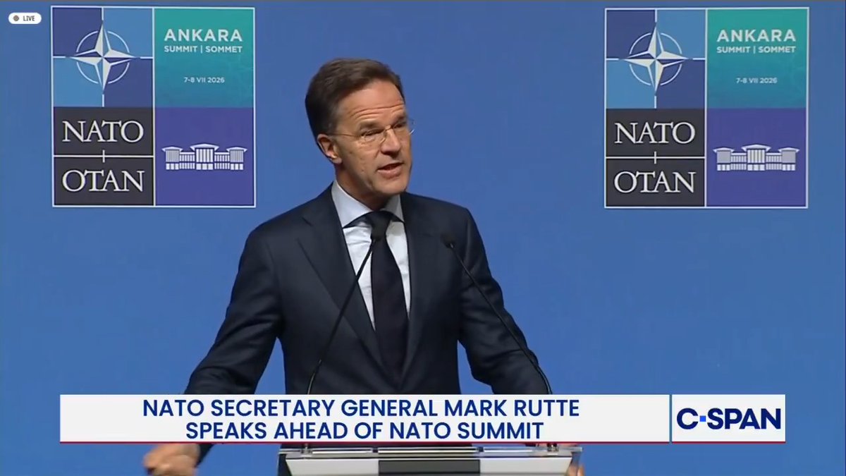 NATO Secretary General Mark Rutte on China testing a missile in the South Pacific: "We cannot be naive about China.." he said. "What happens in the Pacific is relevant to what's happening in the transatlantic."