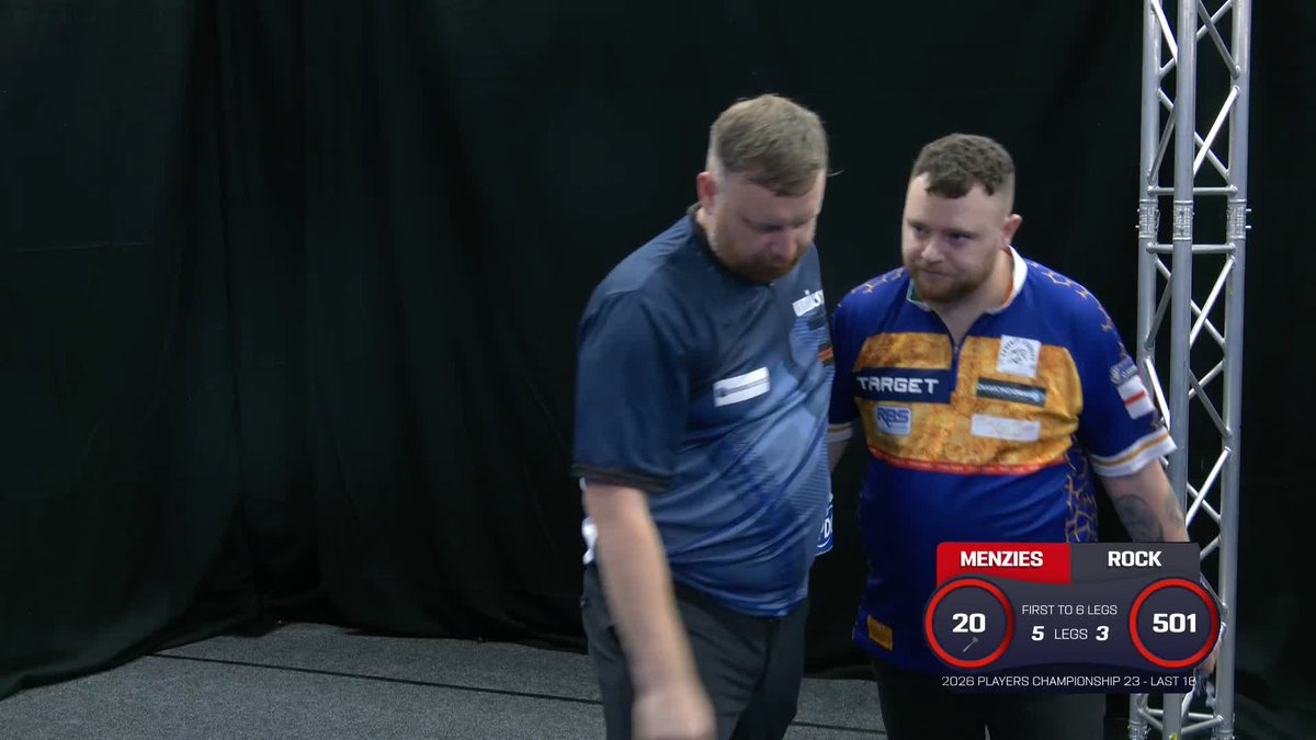 MAGICAL MENZIES ✨ Another huge win in the World Matchplay race! Cameron Menzies wins SIX legs straight from 3-0 down to defeat Josh Rock 6-3 and reach the quarter-finals! 📺 #PC23