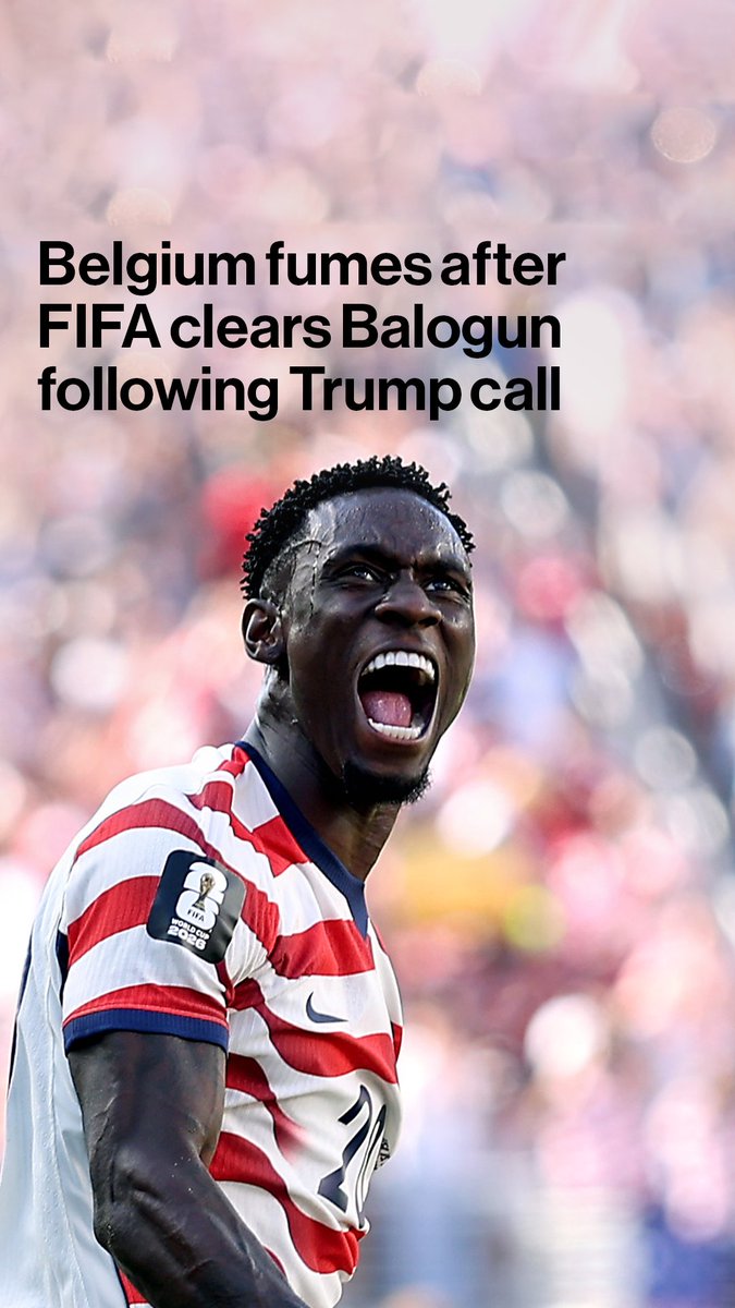 FIFA's decision to overturn US striker Folarin Balogun's World Cup suspension — after an intervention from Donald Trump — has caused fury in Belgium. Max Ramsay explains why the reversal is overshadowing their crucial match against Team USA