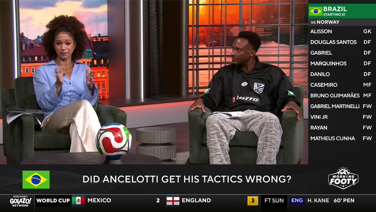 "Tactically, Brazil played scared... Norway looked more Brazil than Brazil looked Brazil." Darian Jenkins reveals why Carlo Ancelotti got his tactics wrong in defeat to Norway 🇧🇷