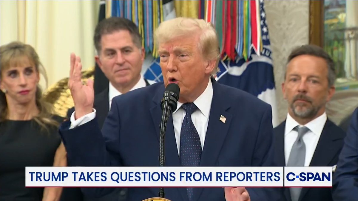 President Trump on his sons managing crypto business and making money: "I let my kids do whatever the hell they do they can do... I don't talk to them ever, talk to them about it... I'm allowed to, I think."