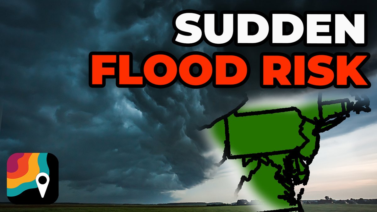 Scattered torrential downpours are likely across the Northeast and Mid-Atlantic. A few instances of significant flooding are likely — though rain will be hit-or-miss in nature. Matthew Cappucci has an early update.
