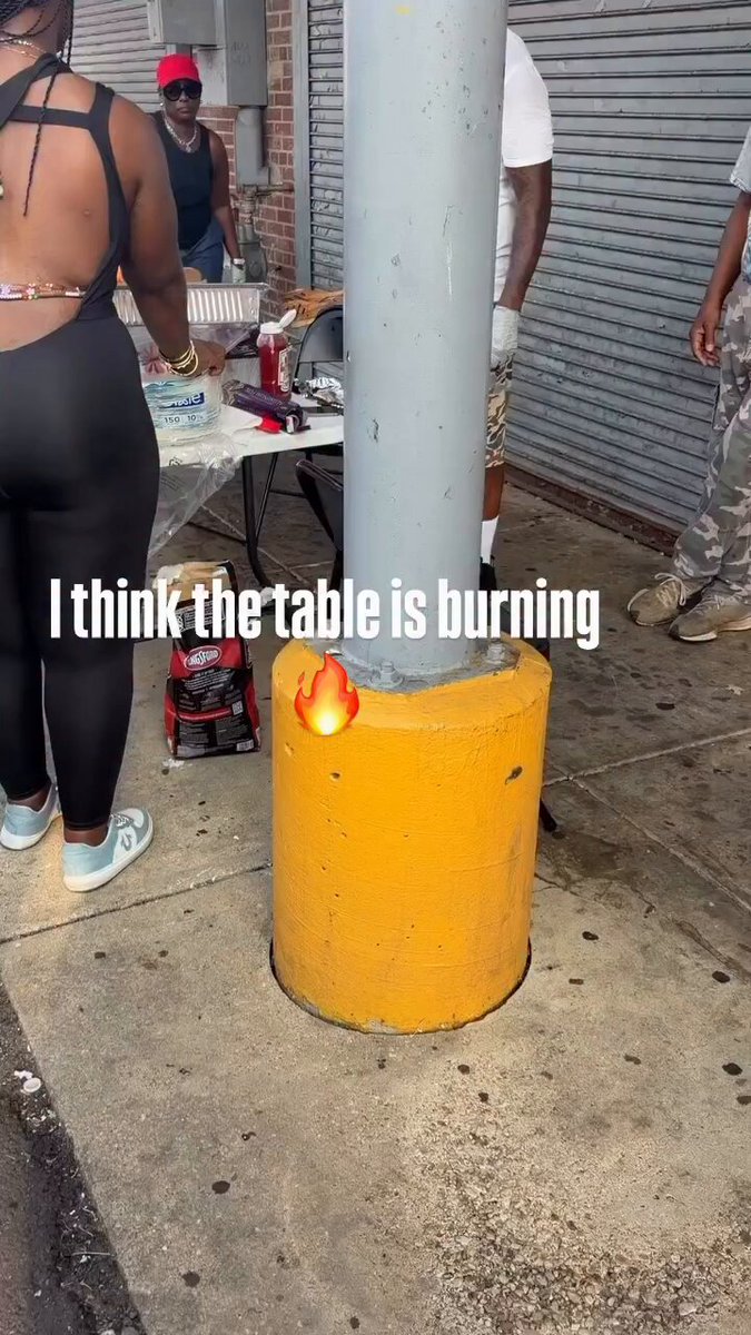 Never hold a cookout over a plastic table