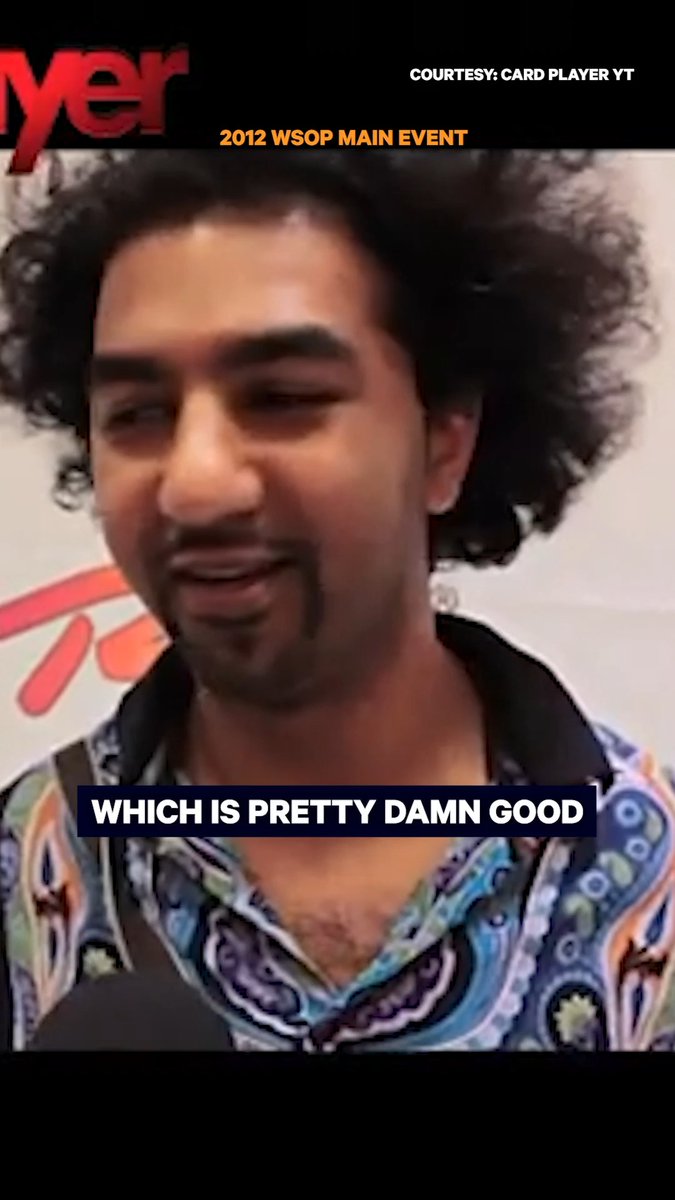 Throwback to 2012 WSOP Faraz 😂 Late arrival. Trash talk. Table drama. Pure chaos. Classic. Great interview with Card Player: The Poker & Gambling Authority