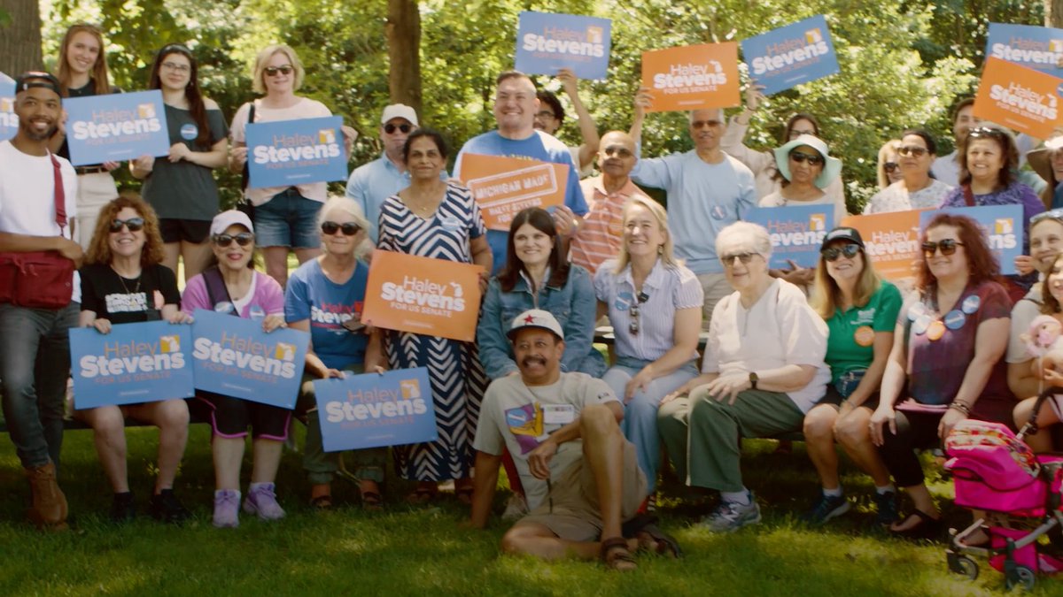 Team Stevens is talking to folks all across our great state and meeting them where they're at. Together, we're fighting for a better future for Michigan. Join the winning team today: