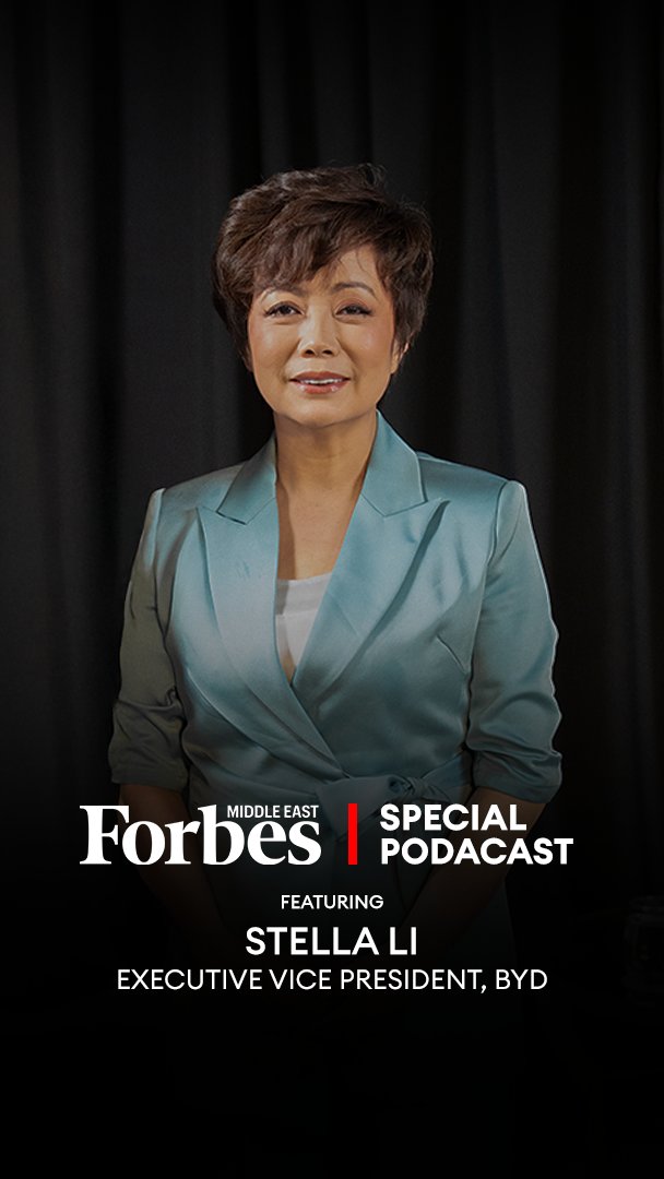 The future of mobility is being redefined. In this exclusive interview, BYD Executive Vice President Stella Li shares her vision for AI, robotics, autonomous driving, and next-generation charging technologies. Watch the full interview: Sally Mousa BYD Global BYD MiddleEast and Africa