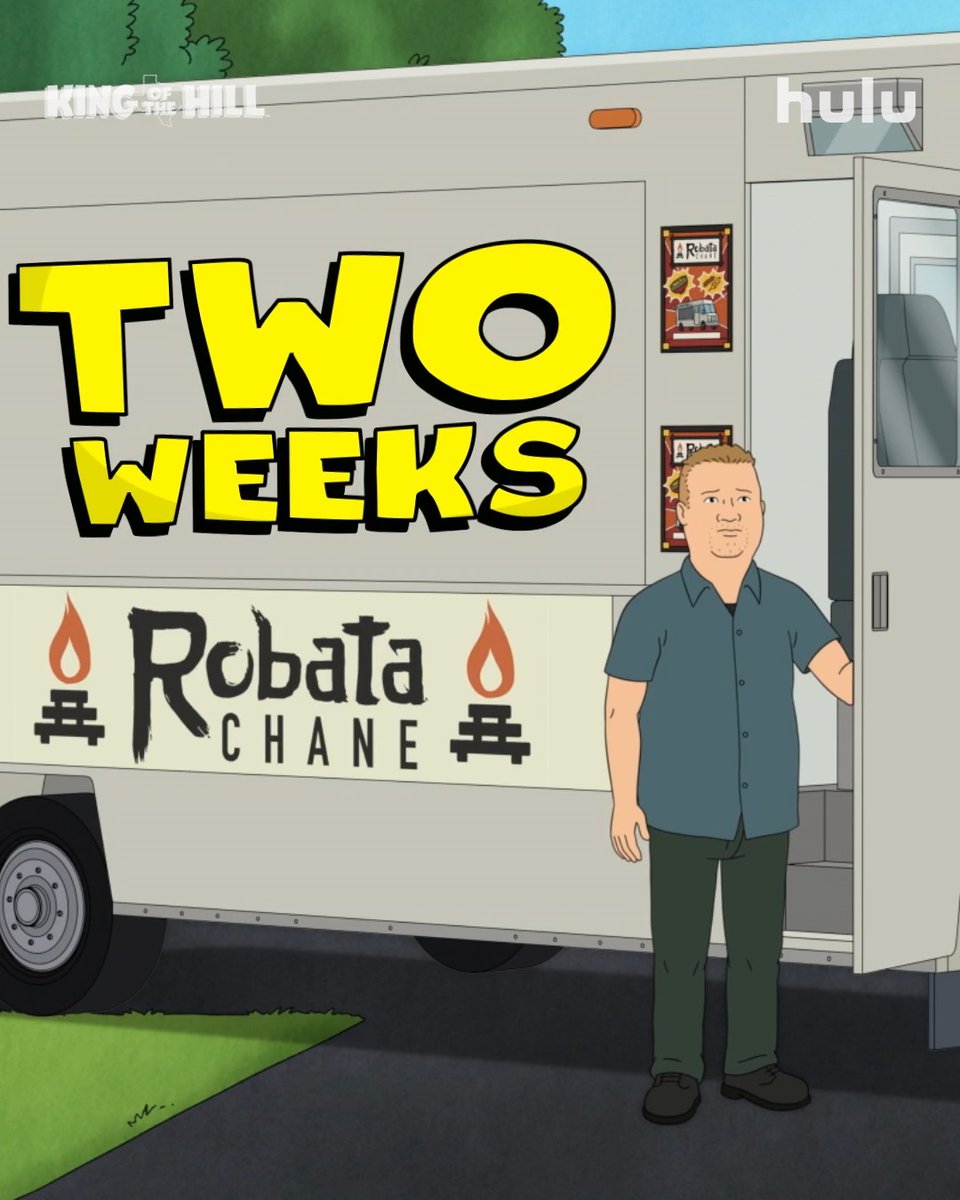 Give him a minute... Season 15 pulls up in TWO WEEKS. #KingOfTheHill
