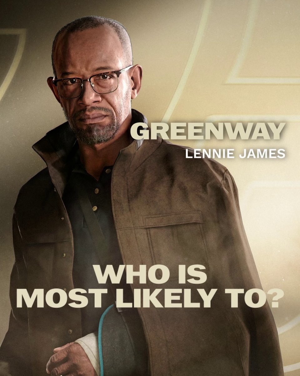 Lennie James, who plays Bond's mentor Greenway, took on a "Who’s Most Likely To" challenge based on his fellow cast members. GET NOW and #EarnTheNumber #007FirstLight