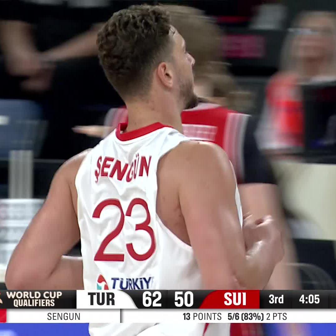 Just another day at the office for Alperen 💼 📊 17 PTS | 6 REB | 5 AST | 3 STL | 3 BLK #FIBAWC x NBA