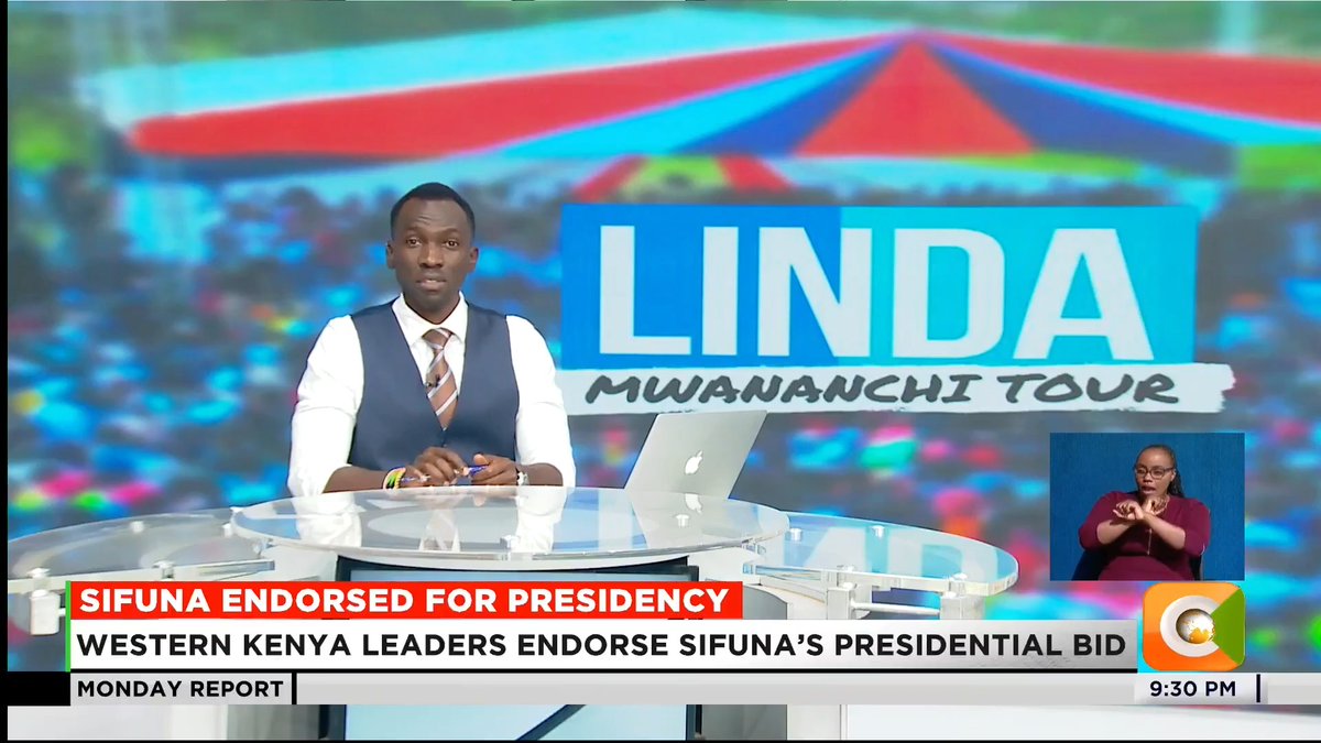 Sifuna Endorsed For Presidency: Western Kenya leaders endorse Sifuna’s presidential bid Leaders say he should fly Linda Mwananchi's flag Endorsement made at Governor Natembeya's residence #CitizenMondayReport