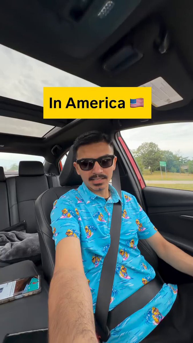 Indian discovers duck crossing for the first time in America. Indians are shocked that drivers in America stop for a duck crossing. Concept is not in India. He warns Indians in the US that they must stop for ducks or else the police will stop them and give them a ticket and fine