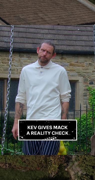 Nice to see Kev give Mack a reality check 😅 #Emmerdale