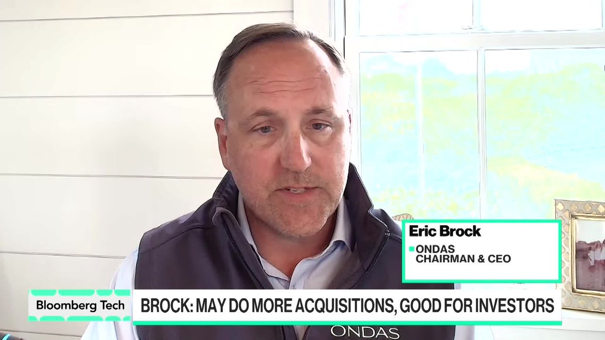 "The arms race has started," says Ondas CEO Eric Brock, as the company aims to become a full-service defense tech platform with its recent acquisition of autonomous aircraft firm DZYNE Technologies