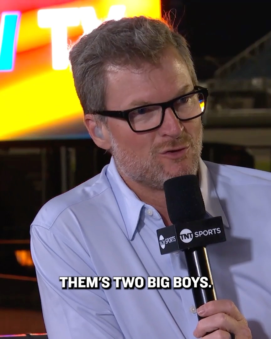 "Them's two big boys." Oh, Dale Earnhardt Jr.. 🤣