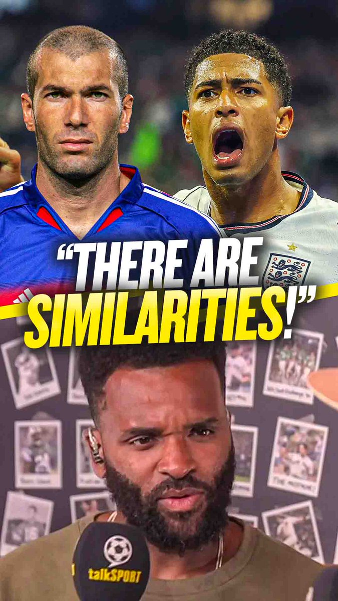 🔥 "The graciousness that he plays with, the way he turns with the ball!" 👀 "There are similarities!" Darren Bent compares Jude Bellingham to Zinedine Zidane!