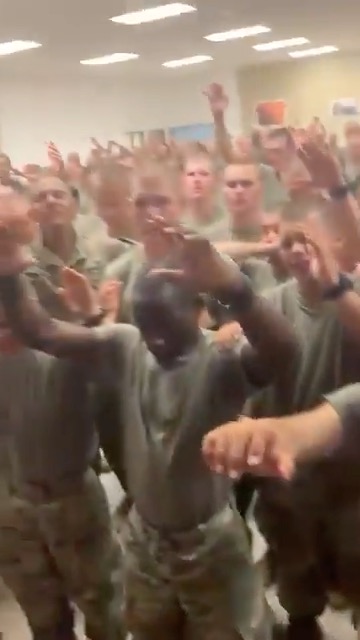Seeing U.S. military men and women worshipping God is a powerful reminder of faith, service, and sacrifice. God bless America.