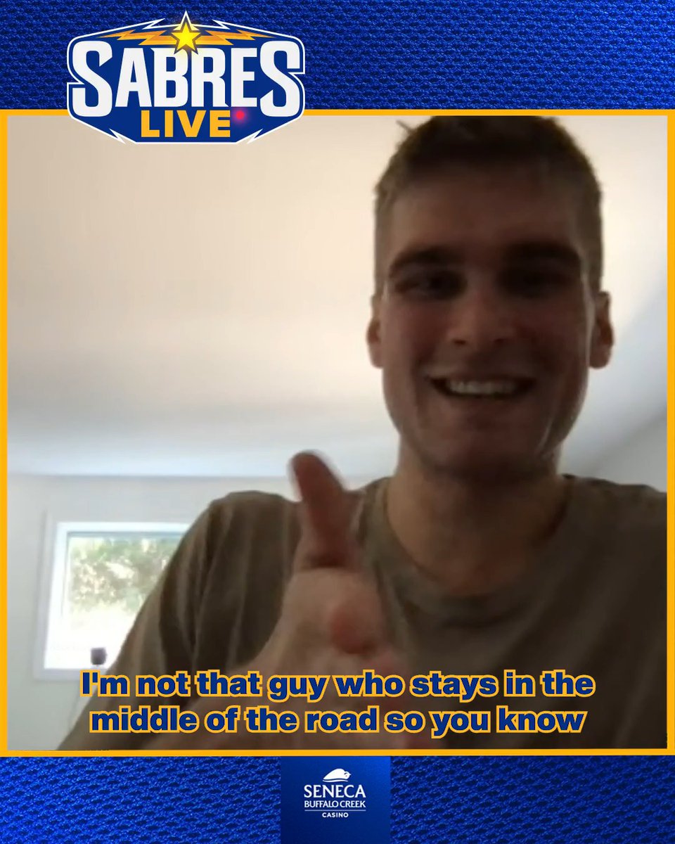 New Buffalo Sabres defenseman Louis Crevier has a passion for cycling 🚴‍♂️ He says he has "a good relationship with cars" 😂 Watch Crevier's full chat from today's Sabres Live ➡️