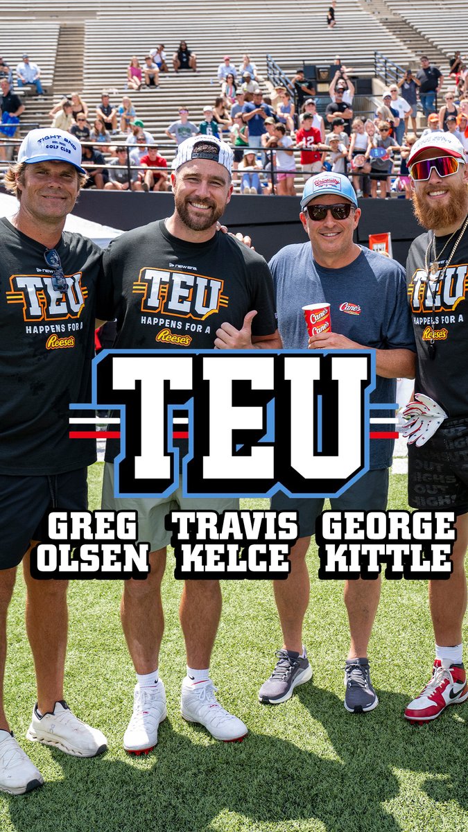 .Travis Kelce, George Kittle and Greg Olsen brought the best tight ends in football together at TEU Raising Cane’s and @toddgraves were proud to fuel the weekend Kyle Juszczyk Brock Purdy Kyle Pitts👑 Isaiah Likely Juwan Johnson