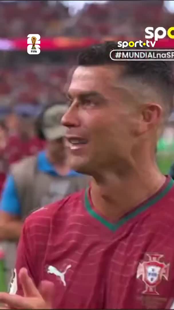 Ronaldo em lágrimas 💔